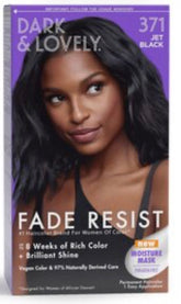 Dark N Lovely Fade resist permanent dye Jet Black 371