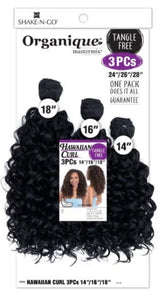 Organique 14/16/18 3pack Hawaiian curl