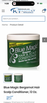 Blue Magic hair & scalp conditioner