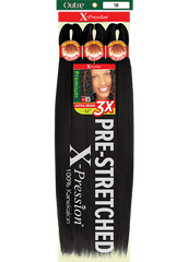X-Pression 52” Pre-Stretched Synthetic Braid Hair