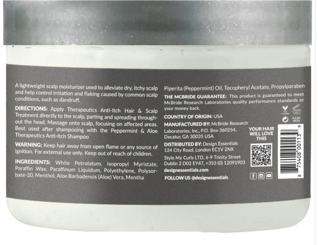 Design Essentials Peppermint & Aloe hair & scalp treatment