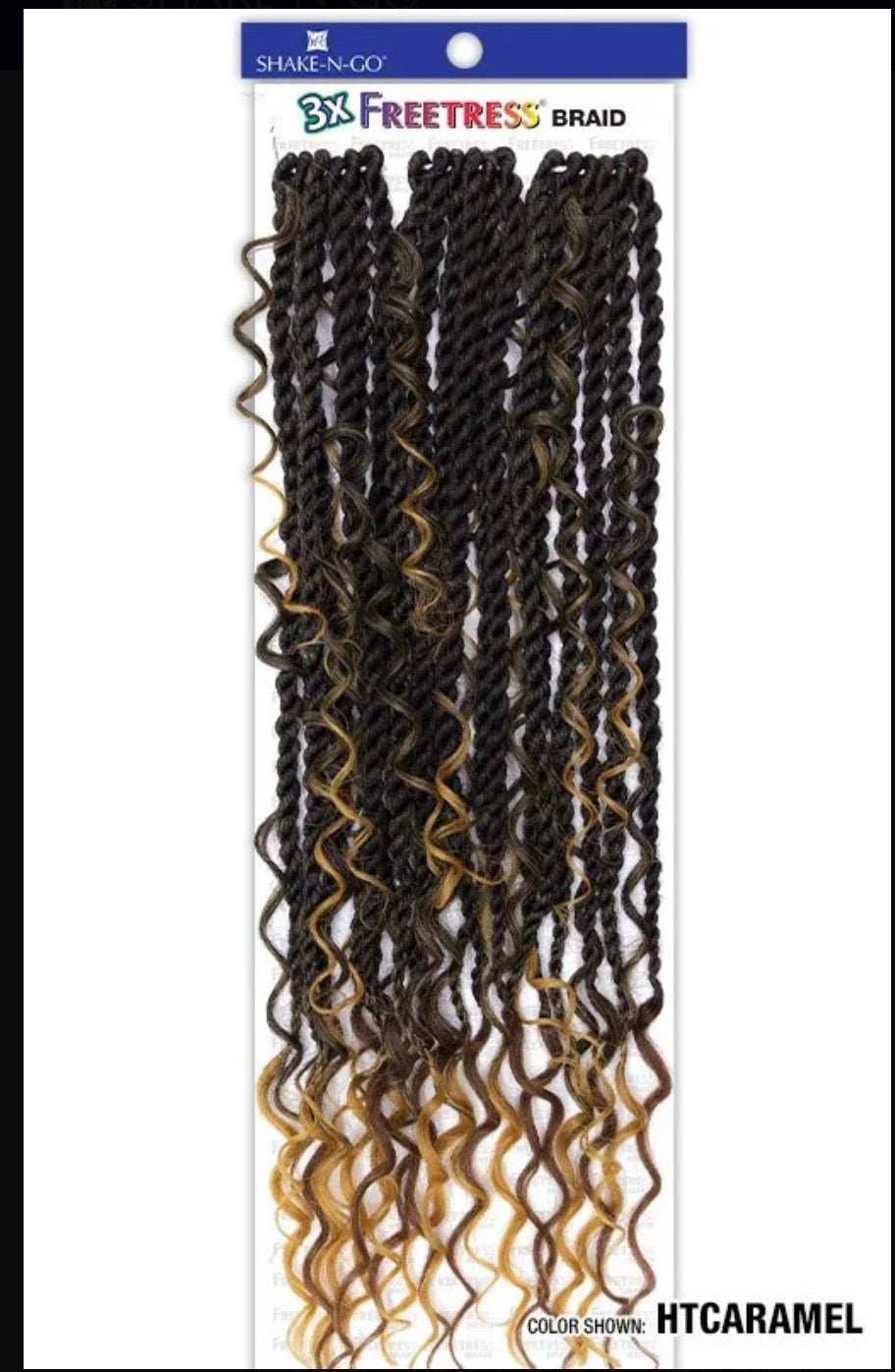 Freetress 3X Rebel Boho twist braids