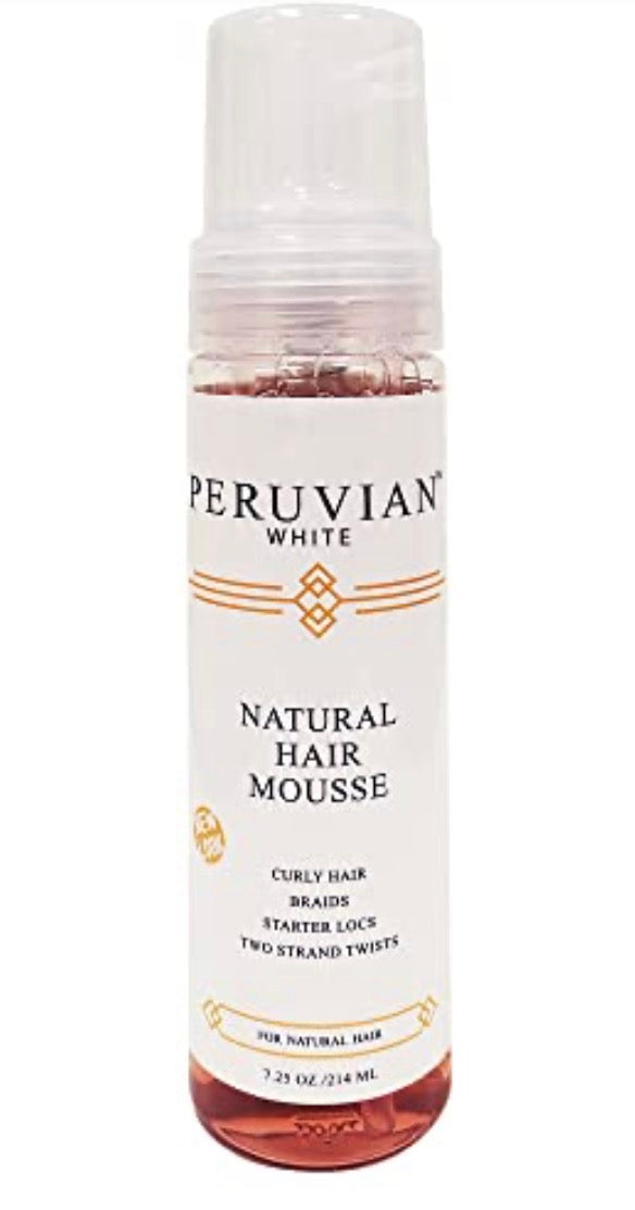 Peruvian White Natural Hair Mousse