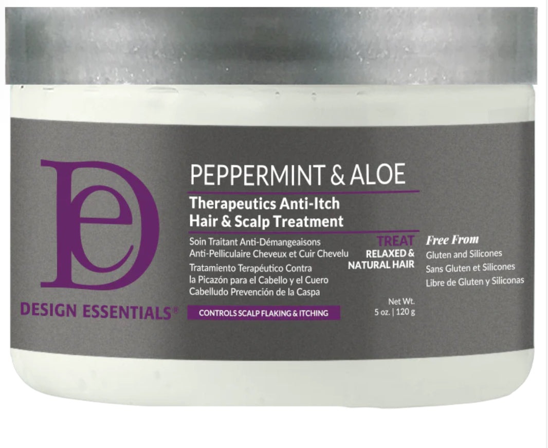 Design Essentials Peppermint & Aloe hair & scalp treatment