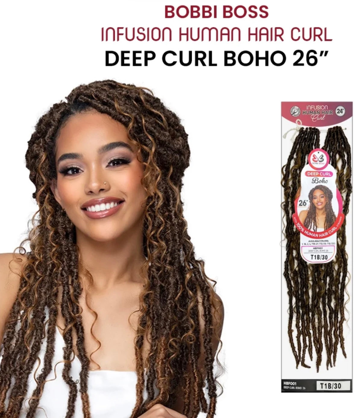 BB Deep Curl Boho Braids 26”