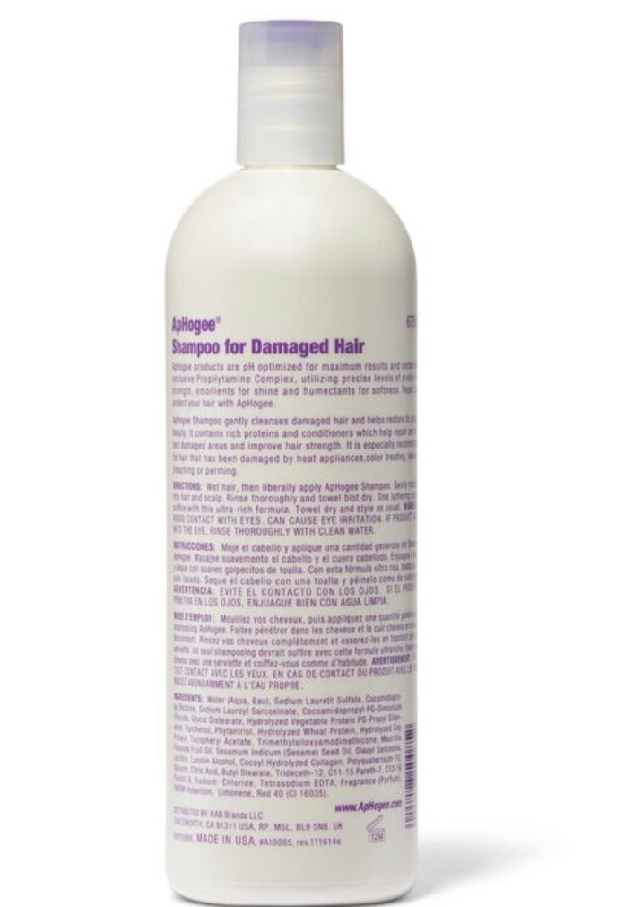 Aphogee Shampoo for damaged hair 16oz