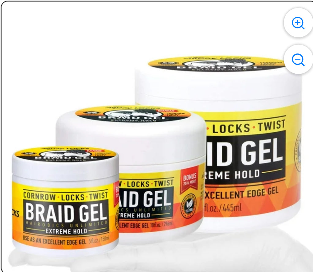 All day locks Braid gel