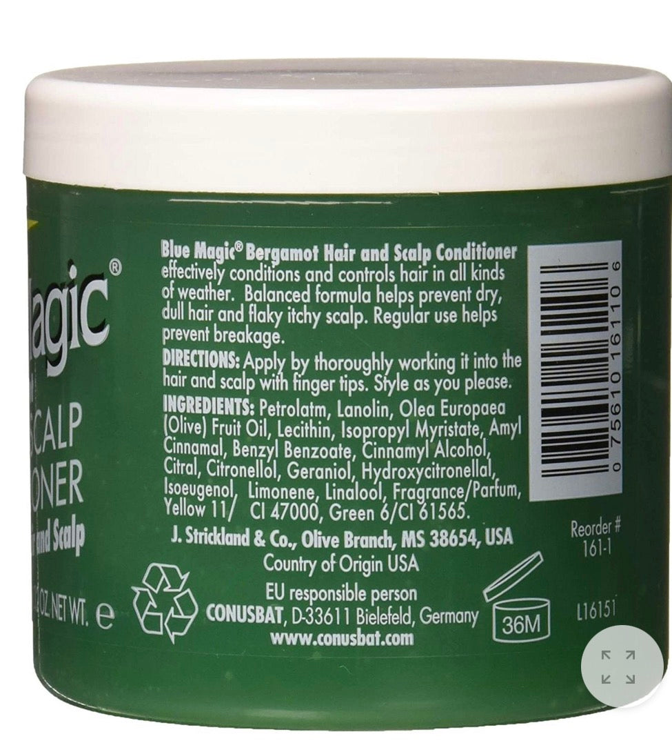 Blue Magic hair & scalp conditioner