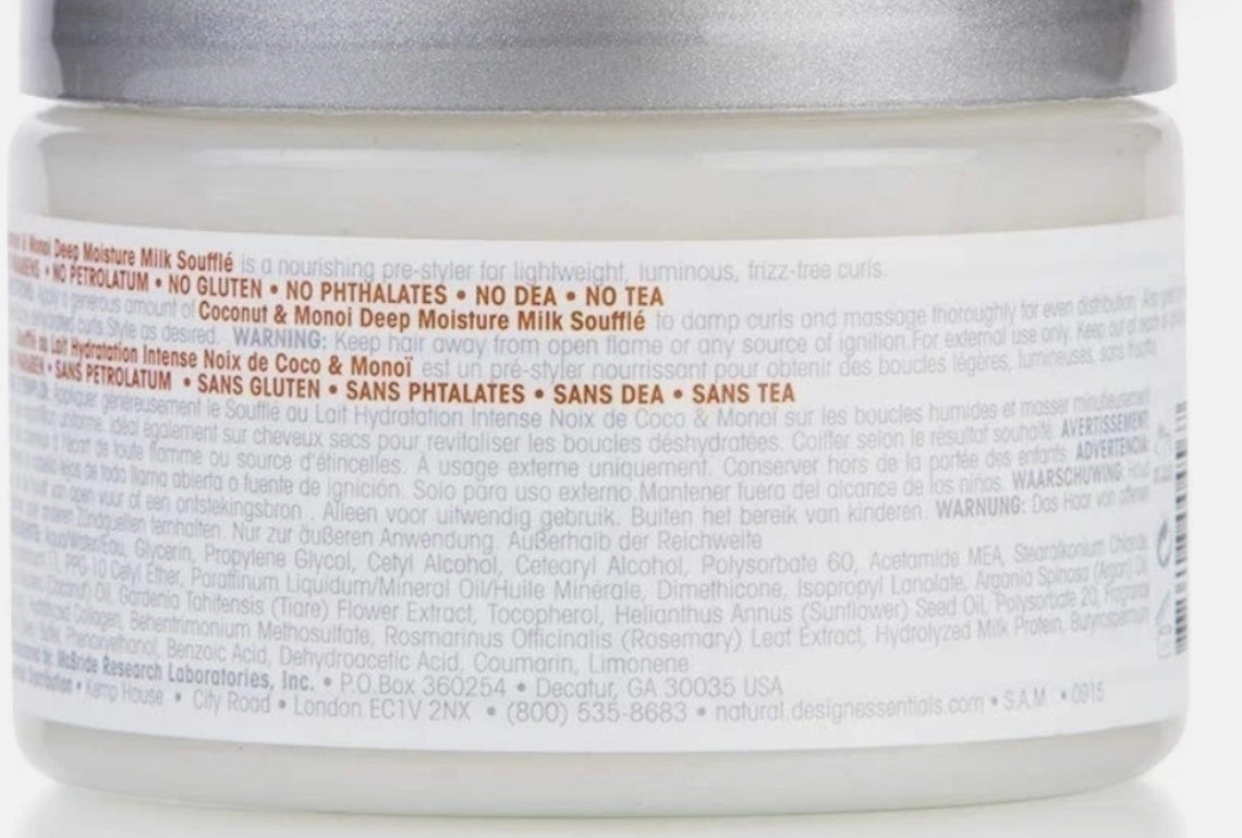 Design Essentials Coconut & Monoi Milk Soufflé
