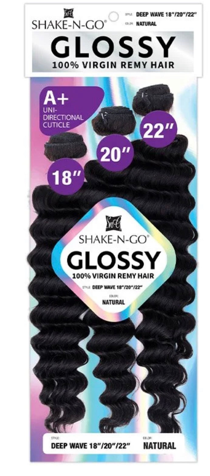 Glossy Human Hair Deep Wave Bundles