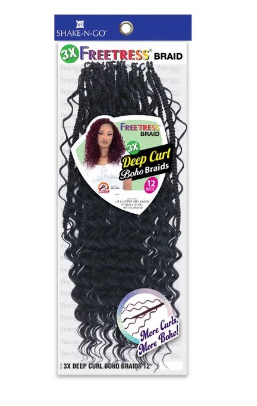 Freetress 3X Deep Curl Boho Braids