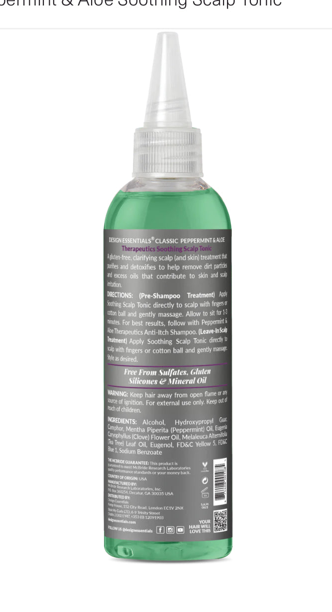 Design Essentials Peppermint & Aloe tonic
