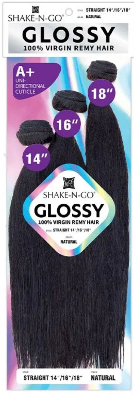 Glossy Human Hair Straight Hair bundle