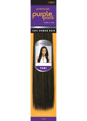 Purple Pack 100% Human Hair Yaki Single Bunde