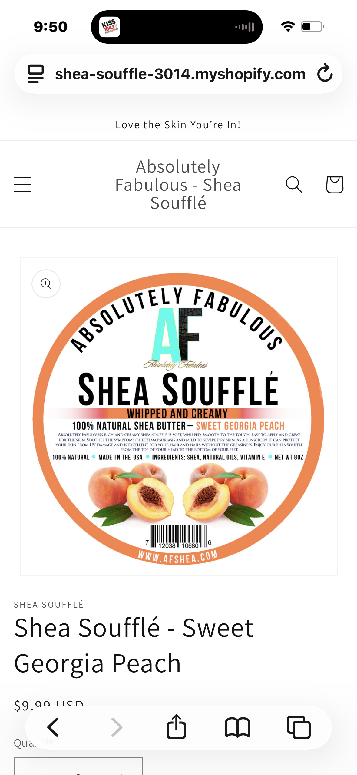 AF Whipped Shea Butter