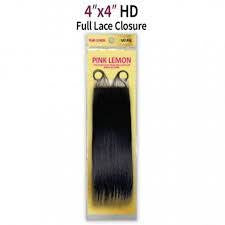 Pink Lemon 100% Human Hair Closure