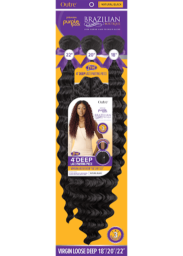 Purple Pack Virgin Loose Deep blend bundle